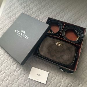 Coach Signature Convertible Belt Bag